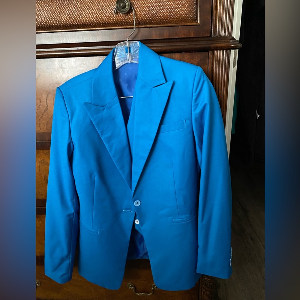 Full Blue Suit